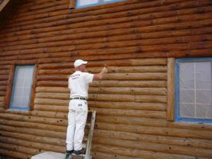 Log-Home-Staining