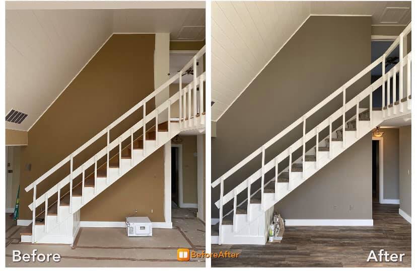 Interior Painting Before and After