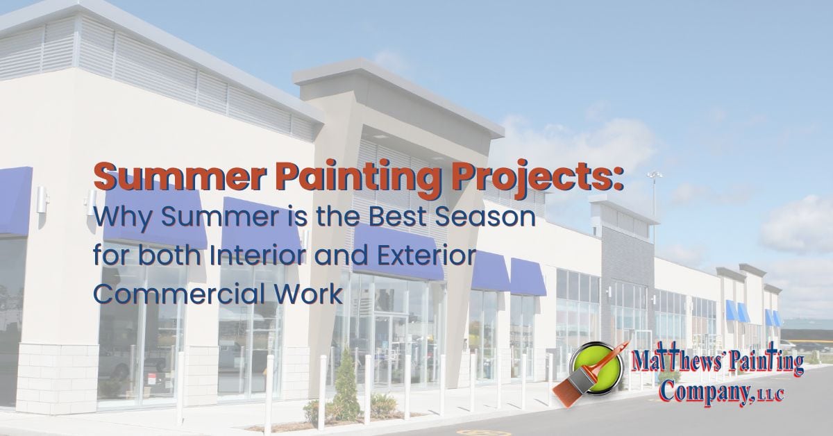 Commercial Painting in Summer