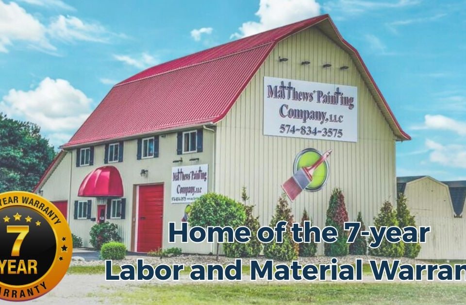 Painting company with seven-year warranty