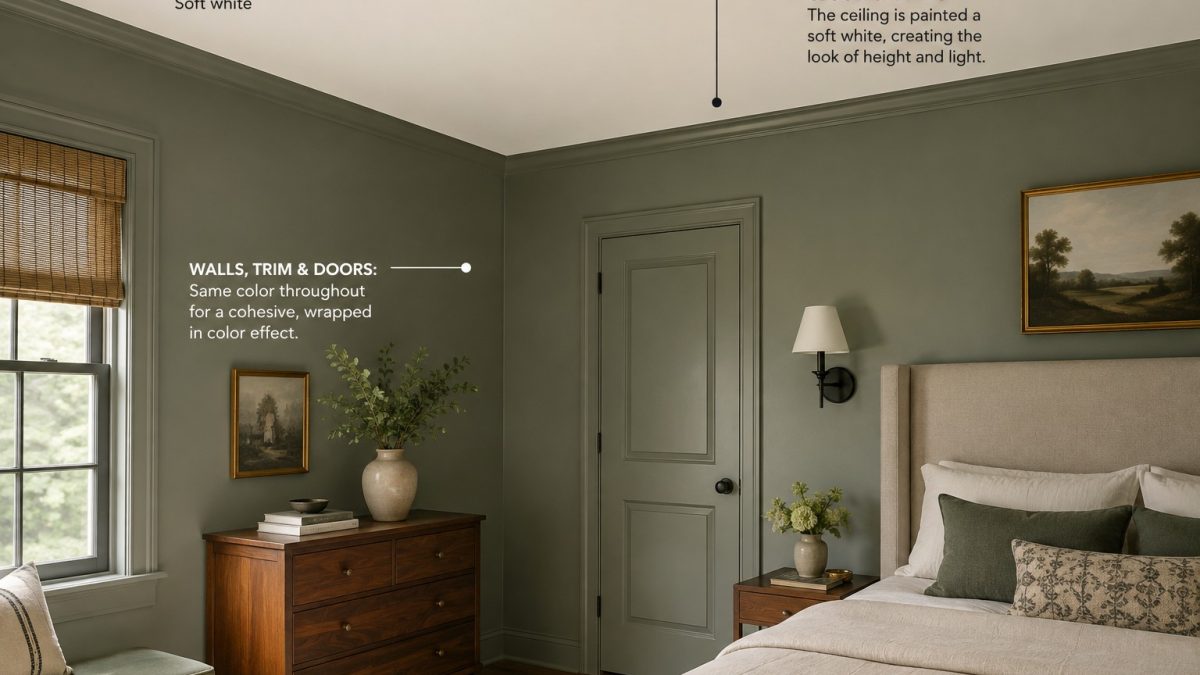 Cloud Capping is a new interior painting trend.